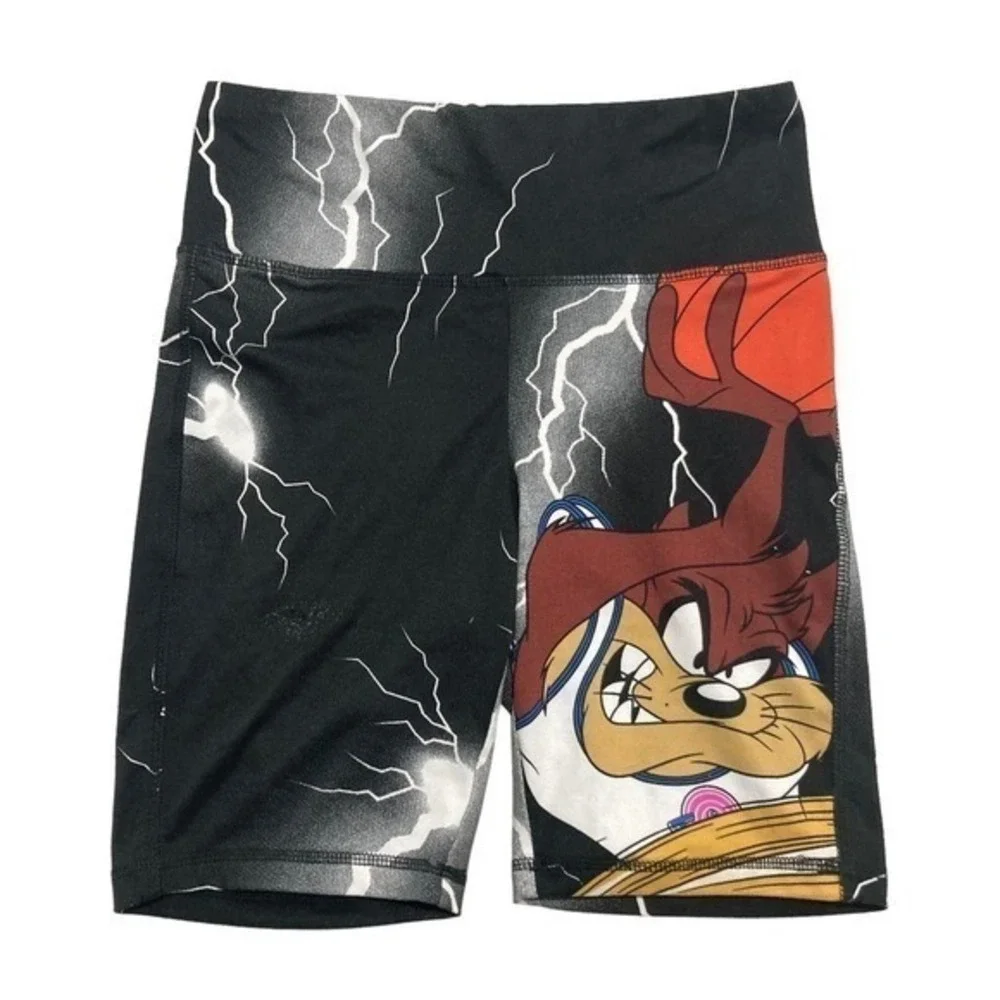 Space Jam Compression‎ Shorts Womens Small Black S